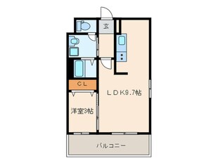 アリエス学研都市Ⅱの物件間取画像